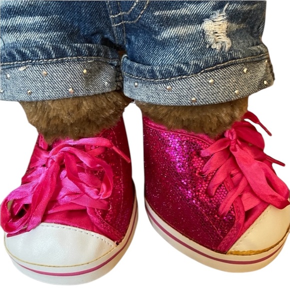 Build -A -Bear Workshop Retired Bearemy Brown Teddy Bear  15" with Cute Outfit - Picture 7 of 8